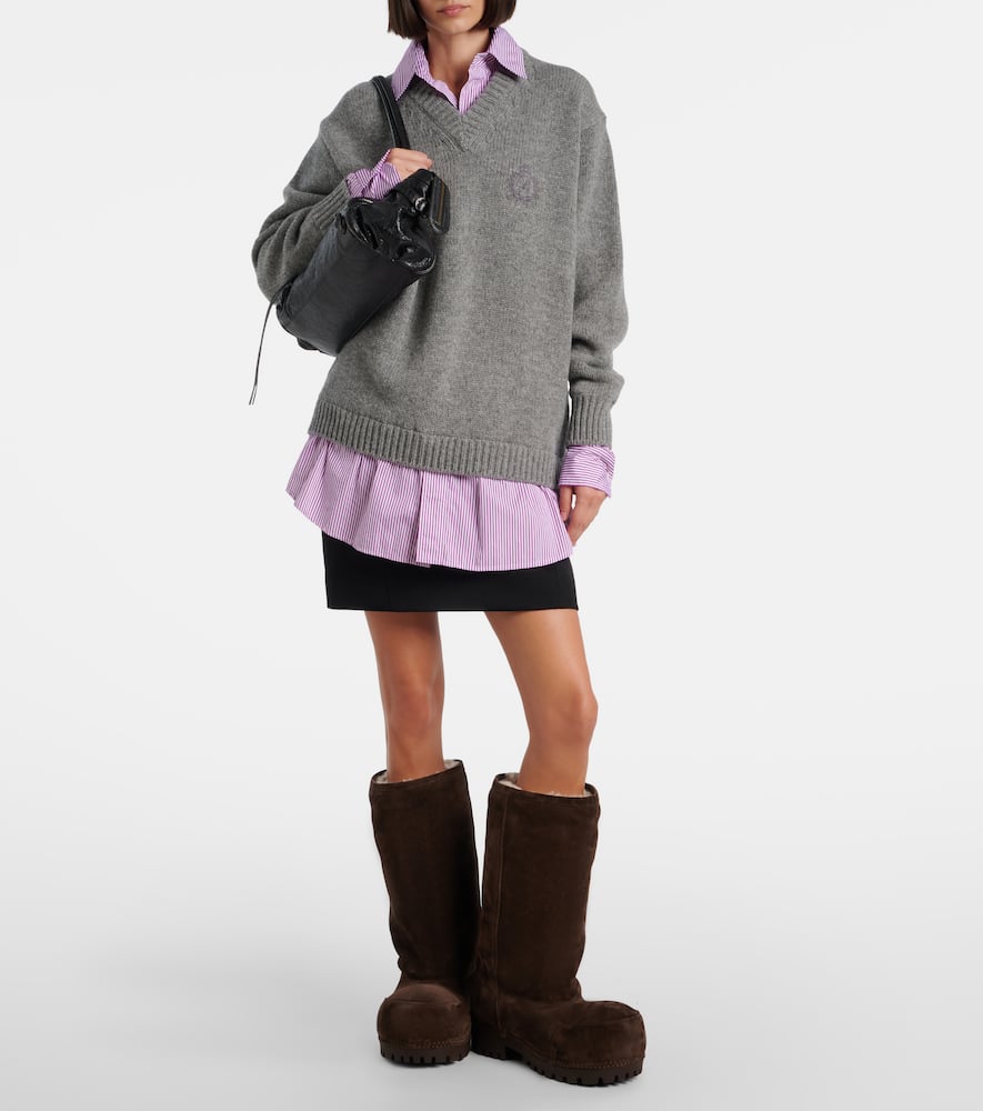 Alaska suede mid-calf boots