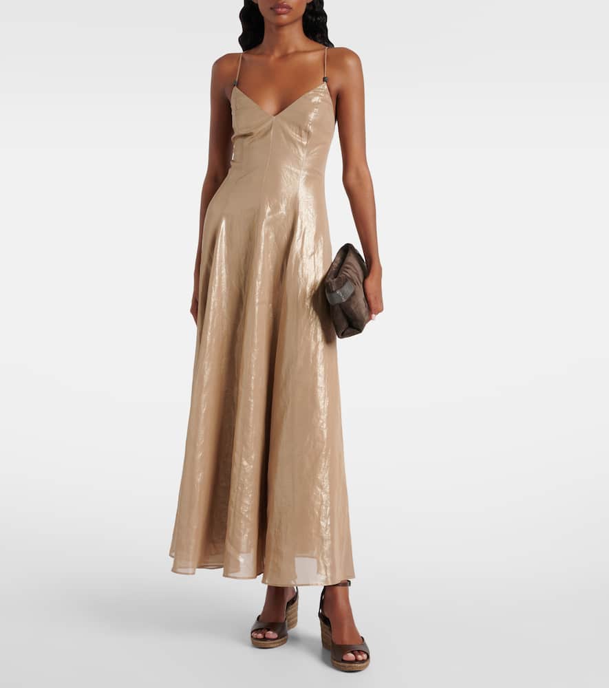 Monili cotton maxi dress