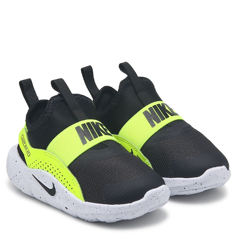 Kids' Flex Runner 4 Slip On Running Shoe Toddler Shoes (Black/Volt)