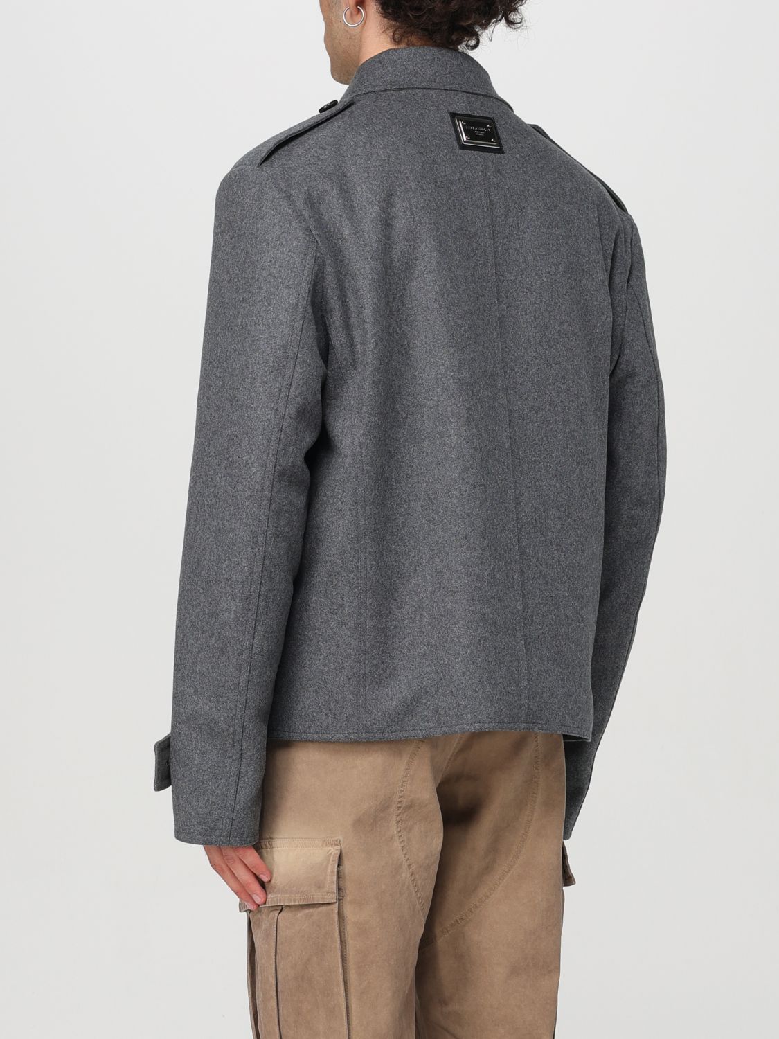 Double-breasted peacoat - Grey