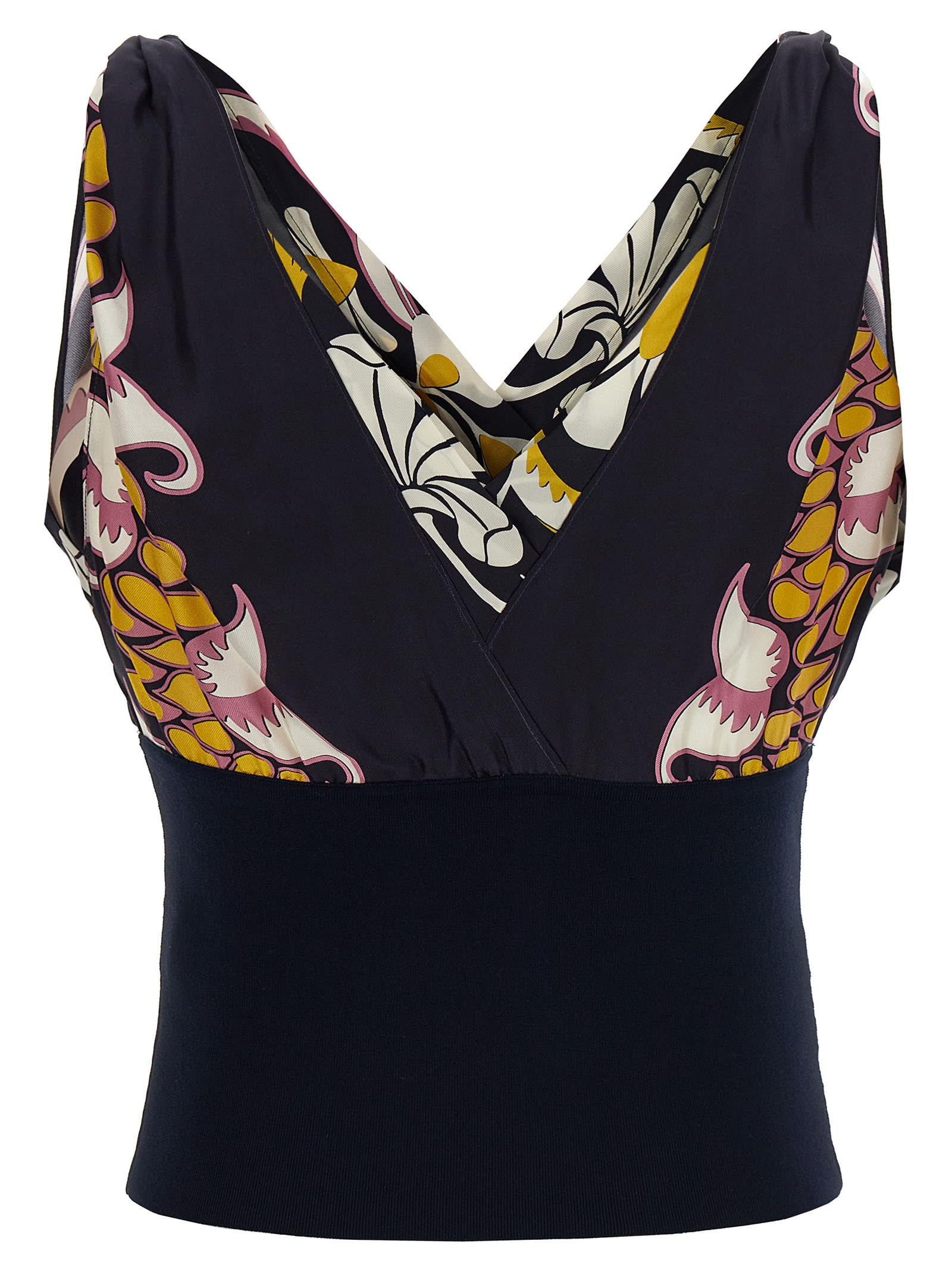 Printed Silk Top
