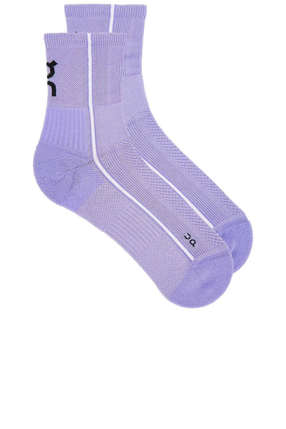 On Court Sock High in Bloom & Ivory. XL/1X also in