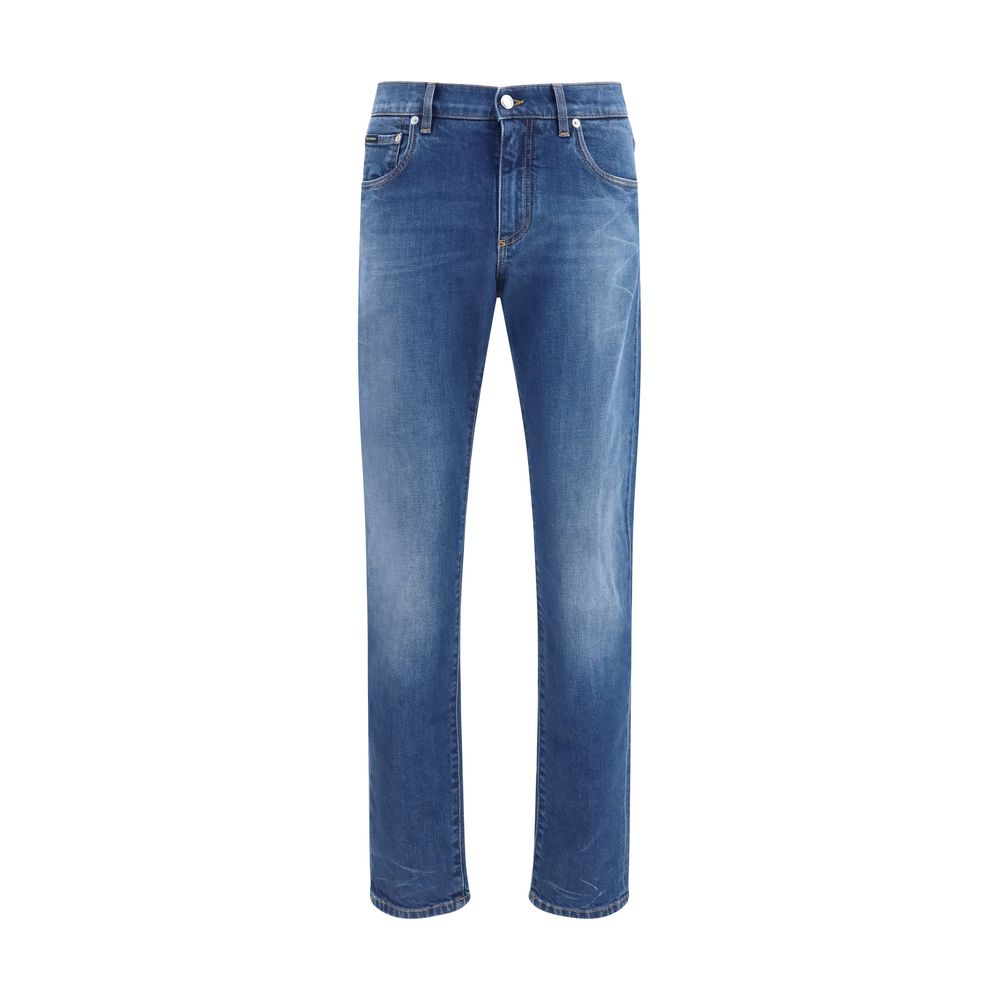 Slim Fit Stretch Denim Jeans — Blue