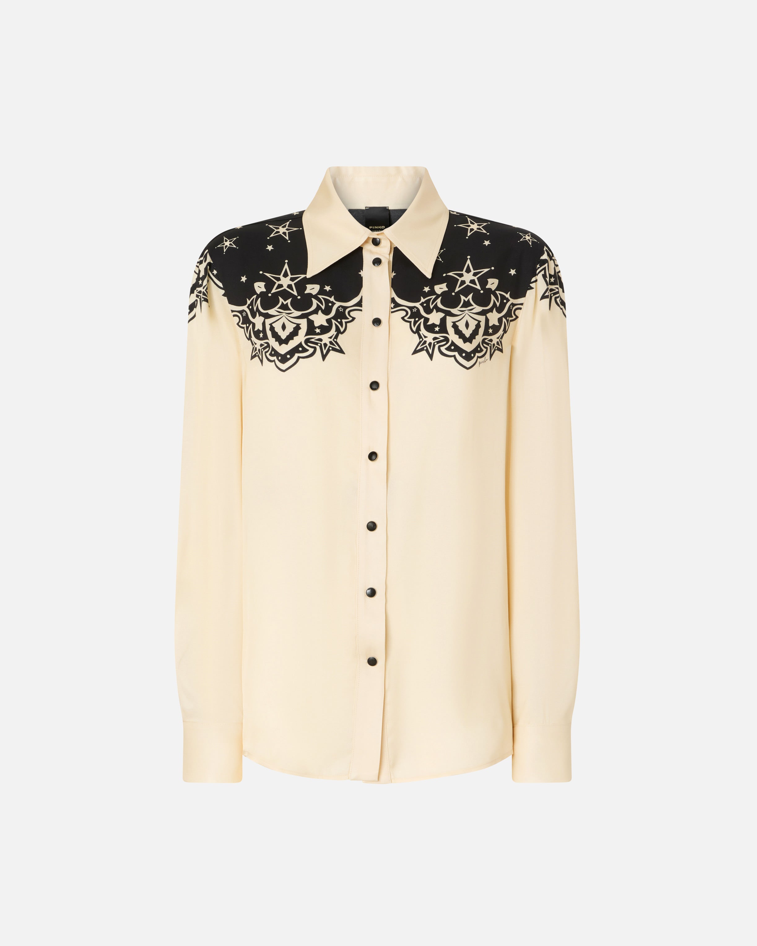Shirt with placed star print - 42