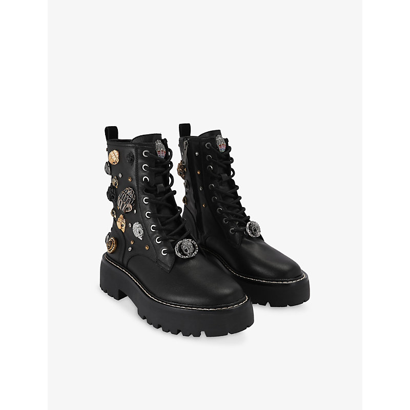 Womens Matilda Eagles Leather Ankle Boots