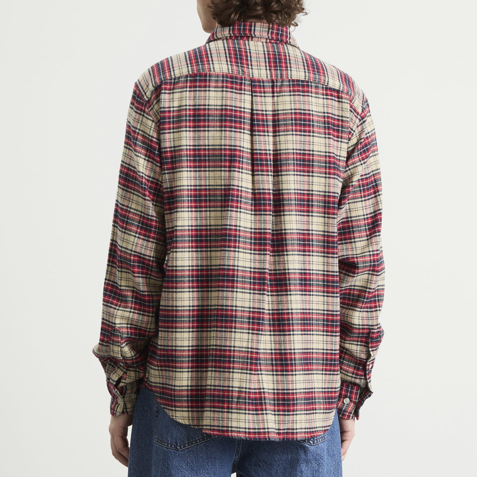Men's River Flannel Shirt Red/Navy/Cloud