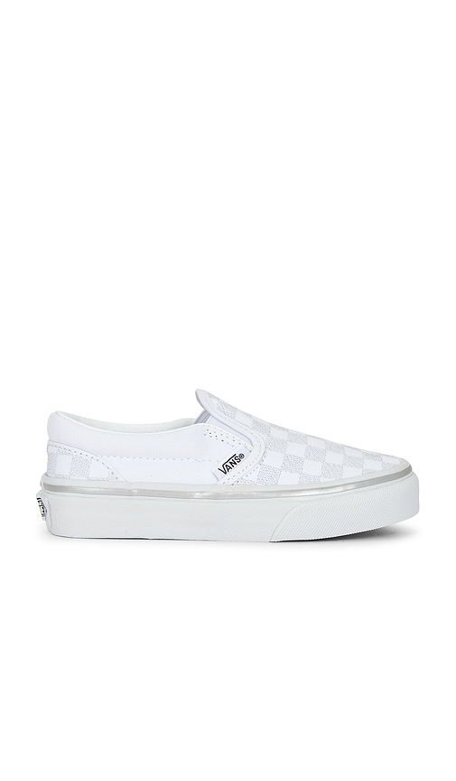 Vans Kids Classic Slip-On in White. 13. Also , 11, 11.5, 12