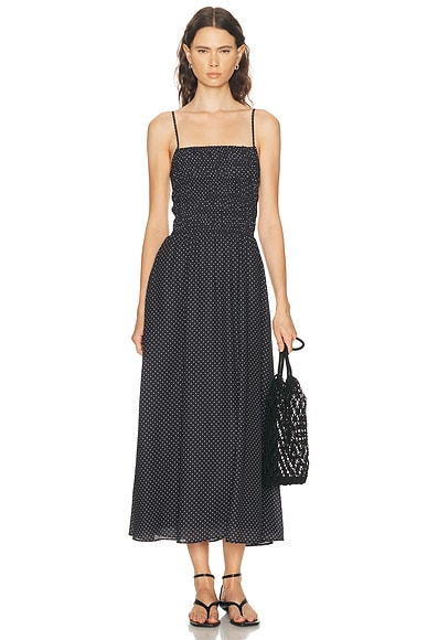 Solid & Striped The Delta Dress in Black. - L also in M, S