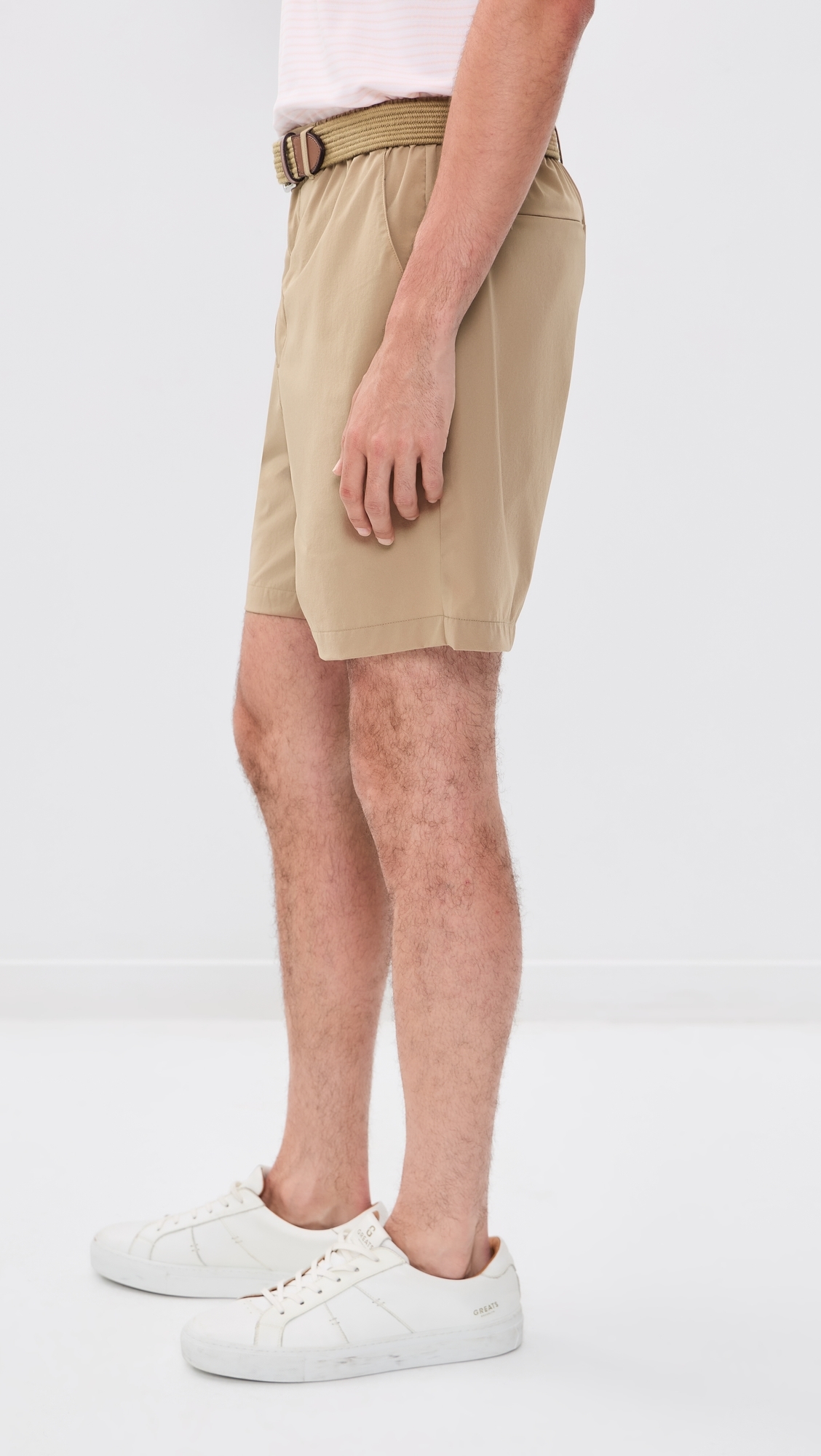 Tech Nylon Shorts 6.75 Taupe