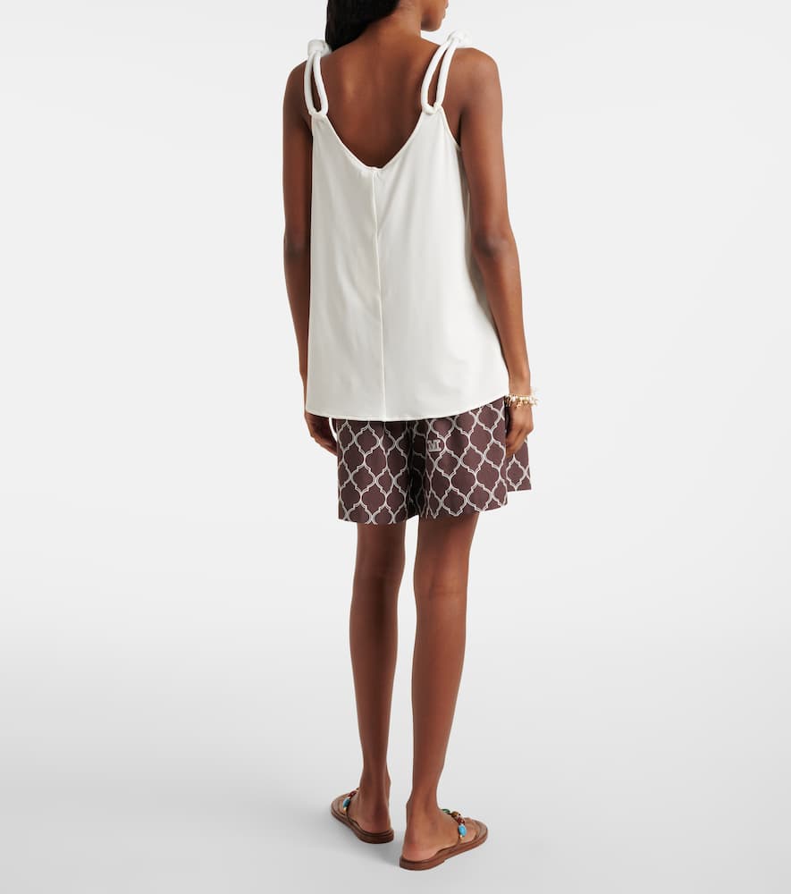 Faida gathered jersey top