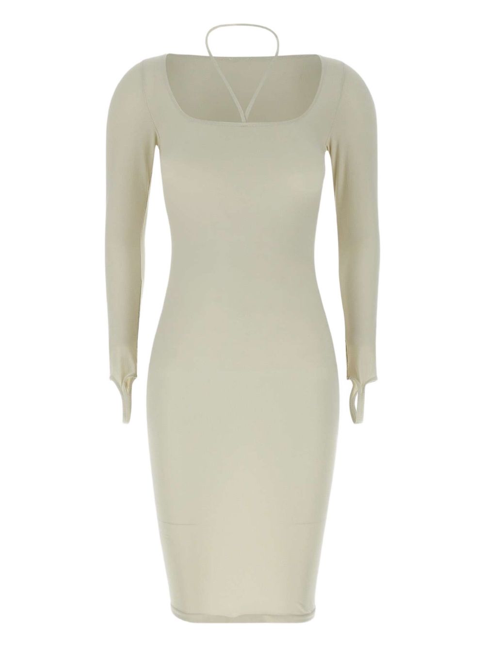 ANDREĀDAMO long sleeve dress - White
