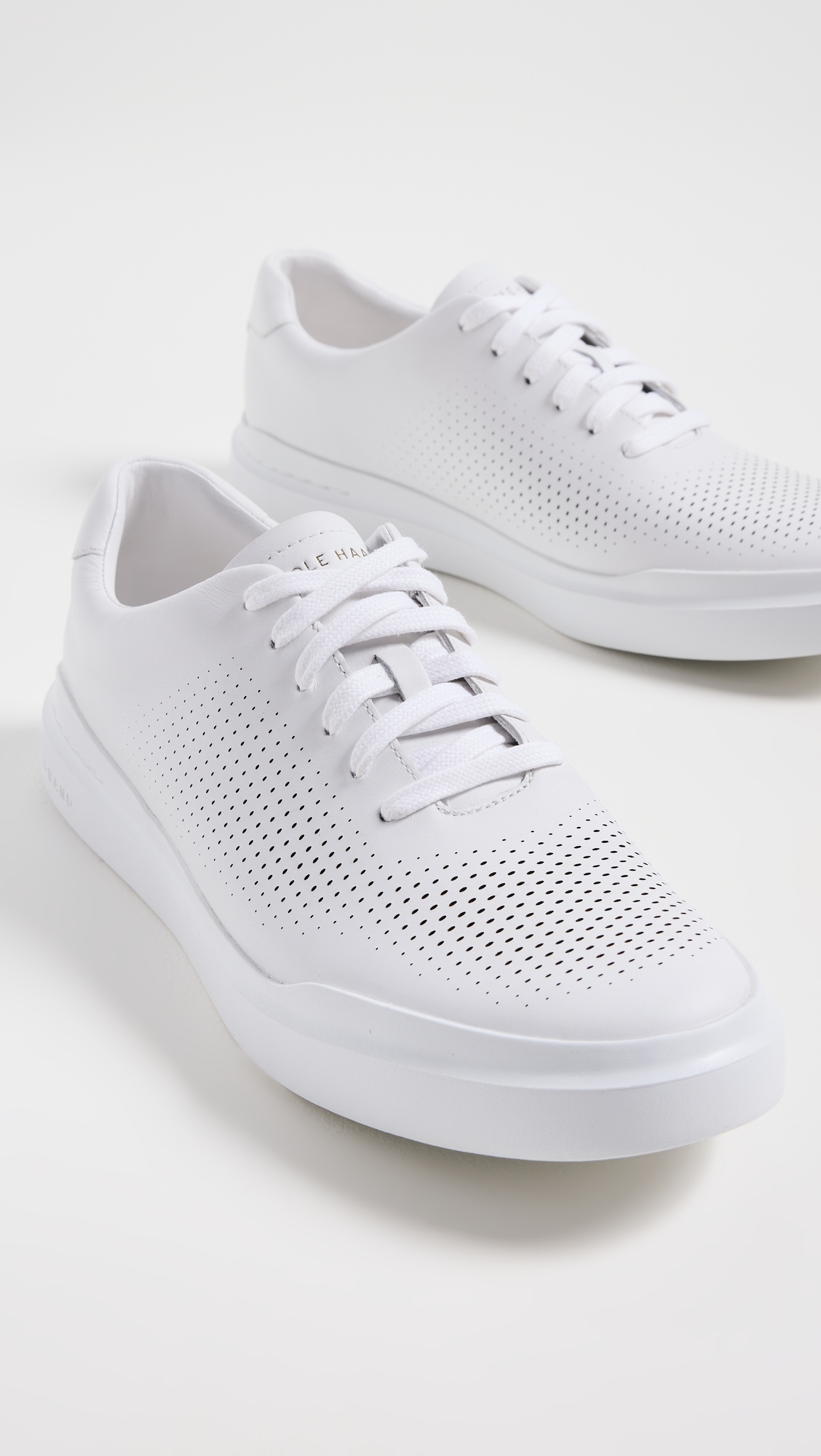 Grandpro Rally Laser Cut Sneakers White