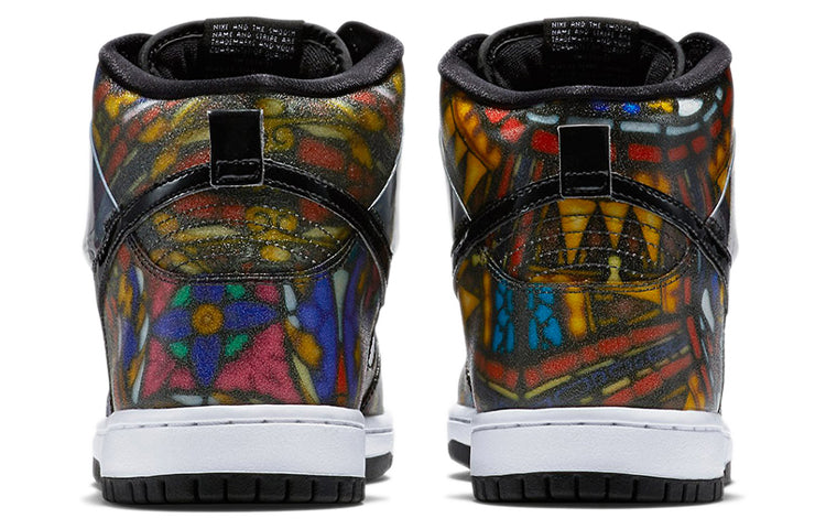 X Concepts SB Dunk High 'Stained Glass Black'