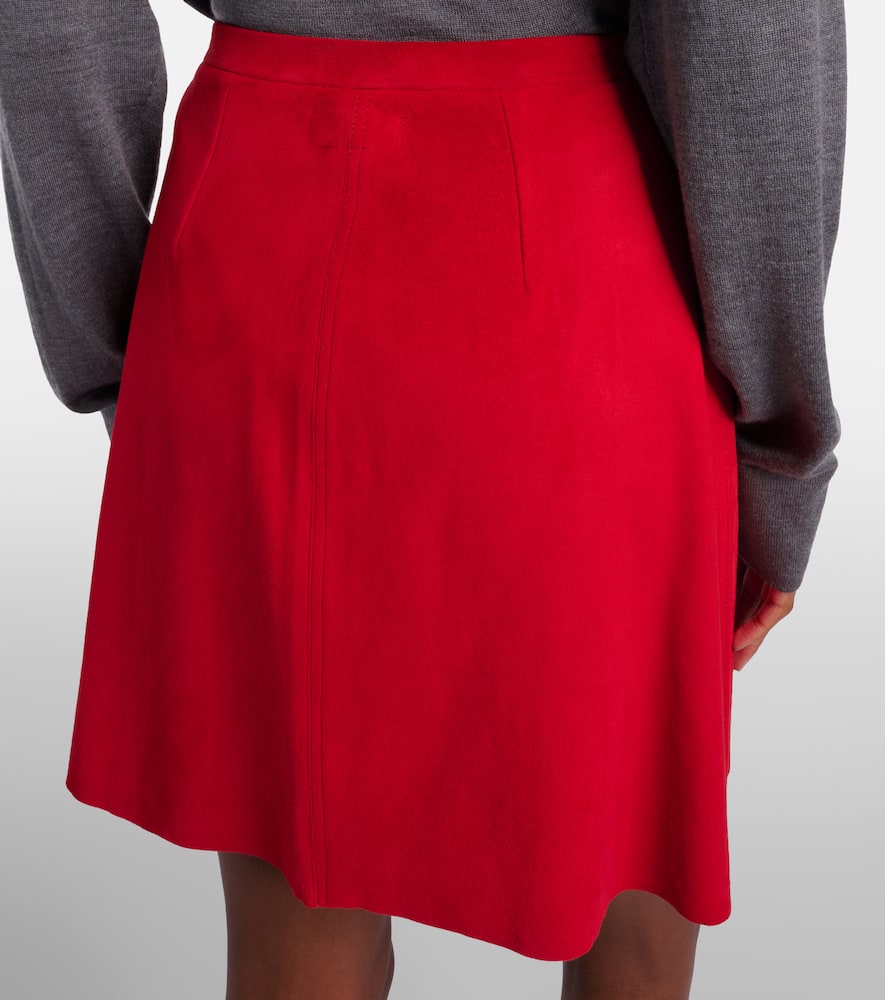 Lucie 22 suede miniskirt