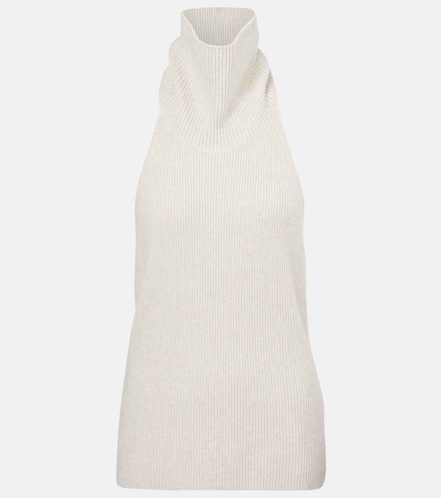 Maddie open-back cashmere top