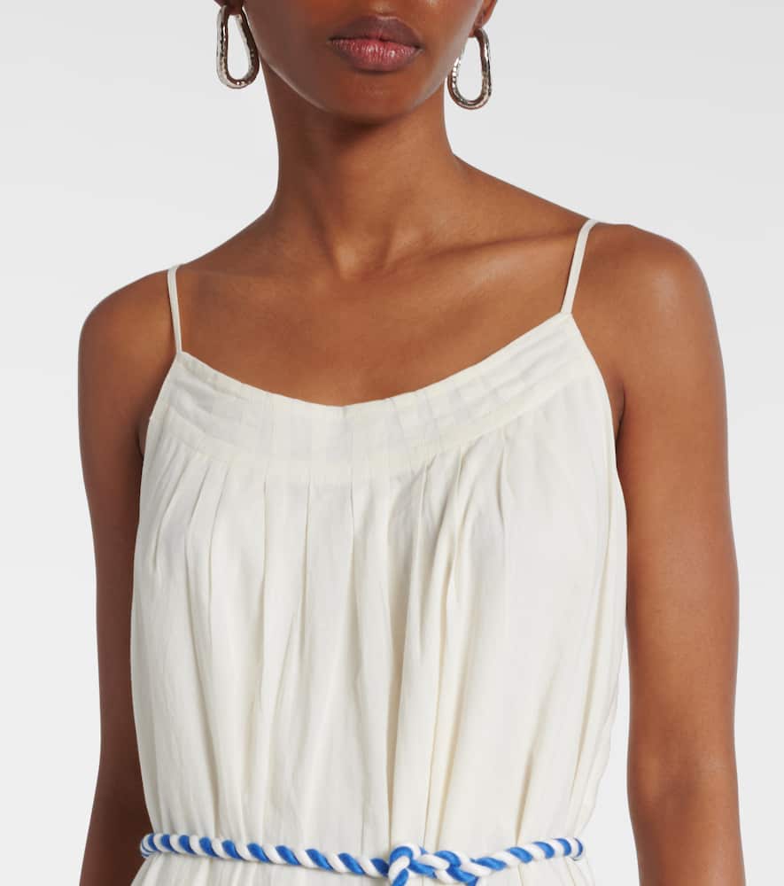 Juliette embroidered cotton midi dress