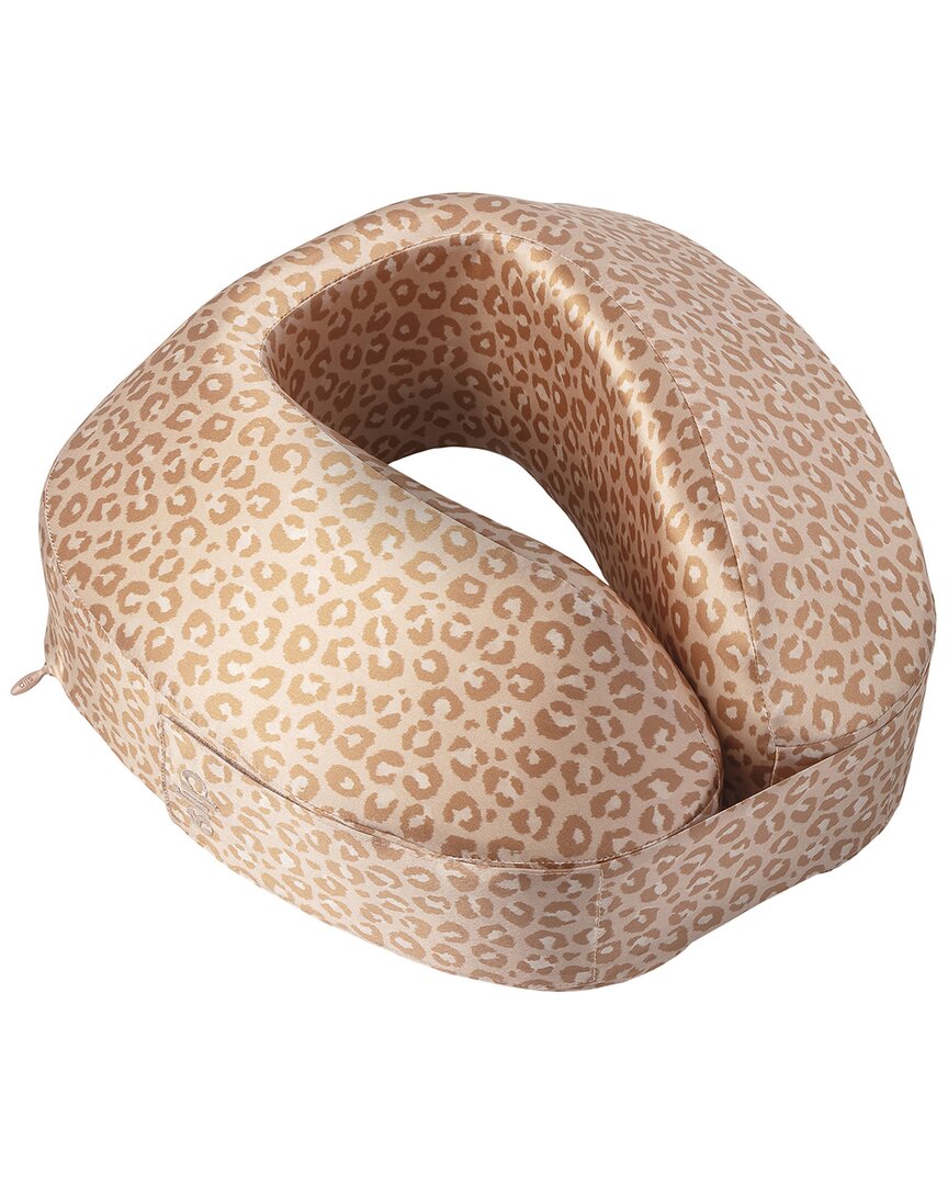 Pure Silk Jet Setter Travel Pillow - Safari