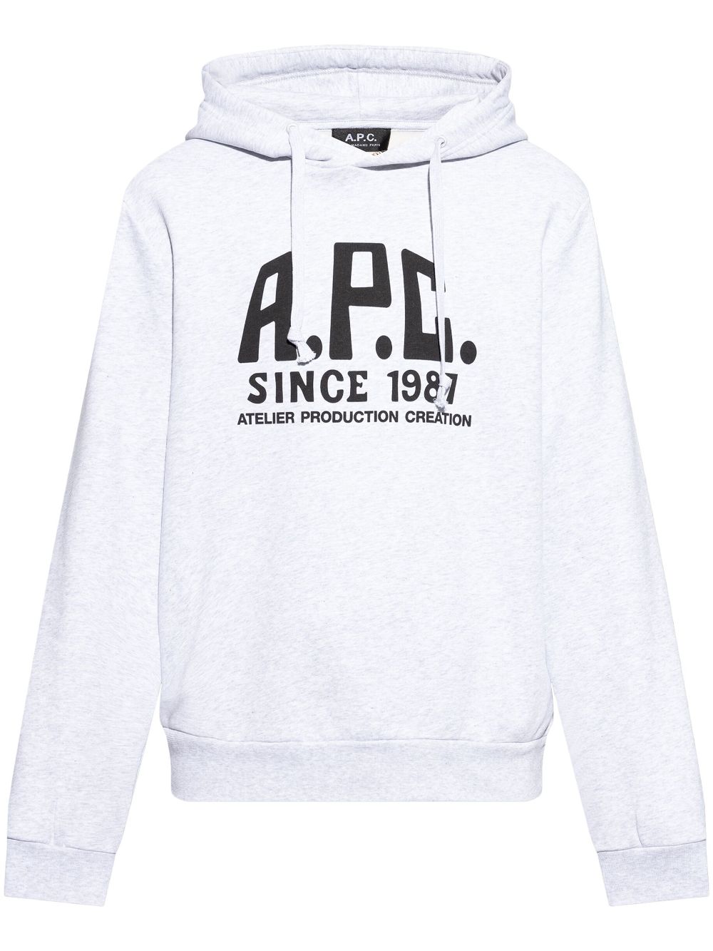 Logo-print hoodie - White