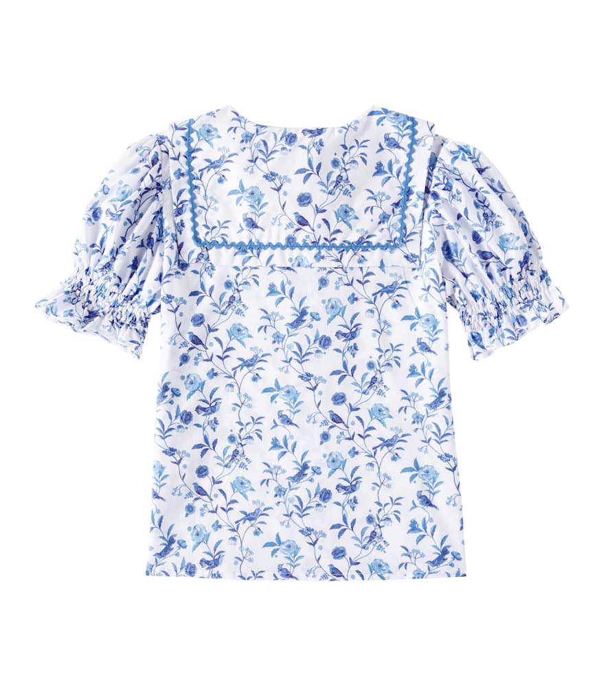 Georgina floral cotton blouse