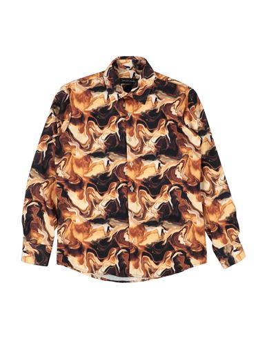 Kid Boy Shirt Camel Size 10 Polyester, Elastane