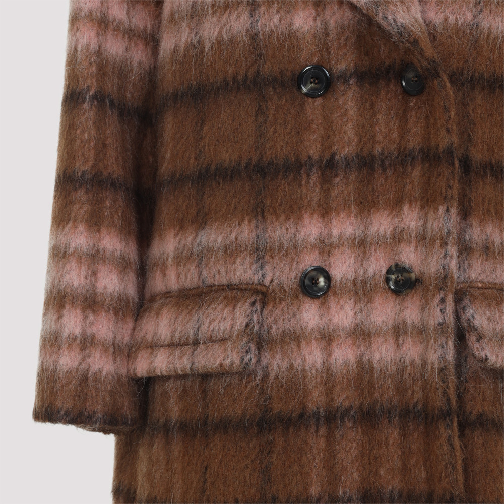 Double Breasted & Peacoat Brown