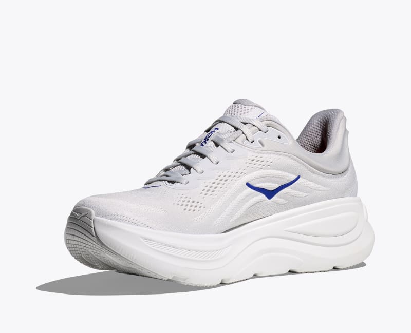 HOKA Men's Bondi 9 Shoes in Cosmic Grey/Ultramarine