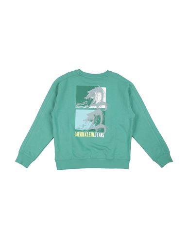 Kid Boy Sweatshirt Green Size 12 Cotton
