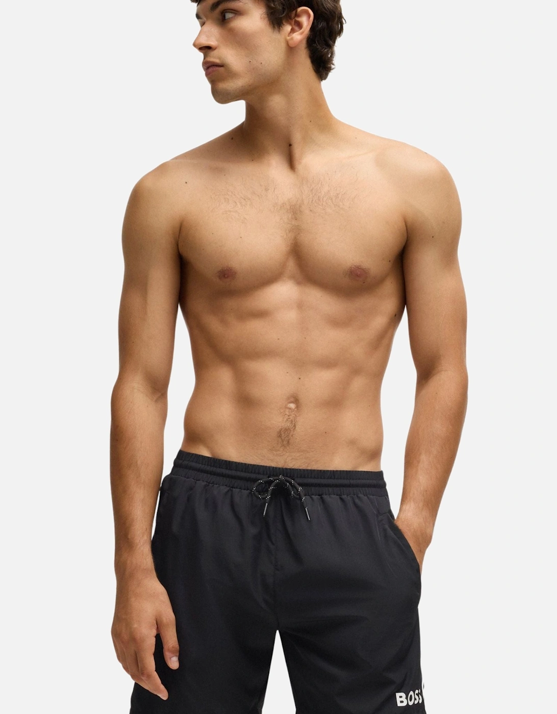 Hugo Boss Men's Starfish Swim Shorts, Black - Navy - Size: 35/34/32