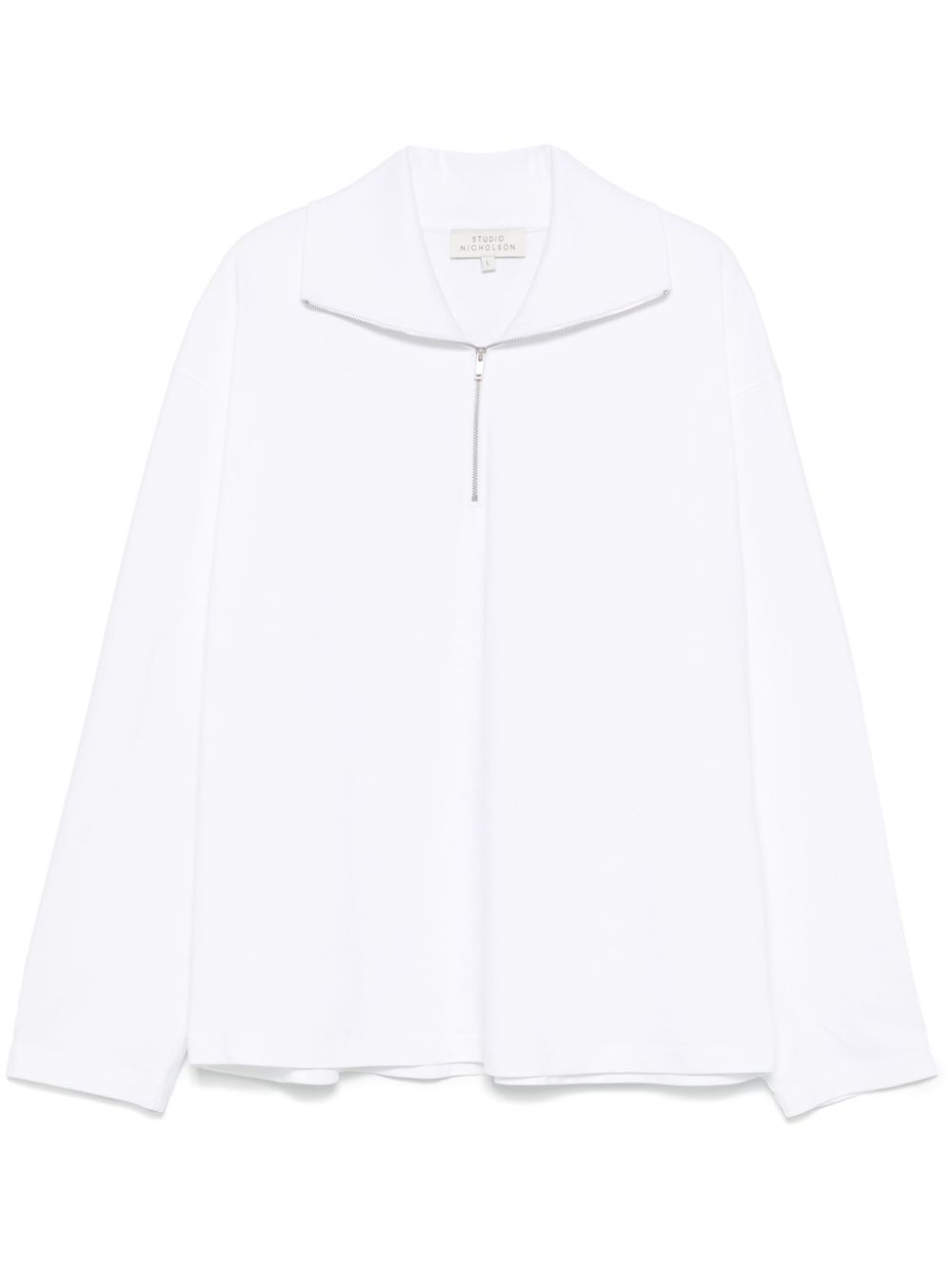 Half-zip sweatshirt - White