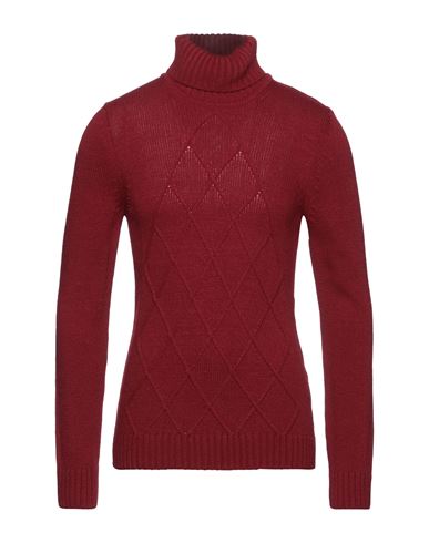 Man Turtleneck Burgundy Size XXL Dralon