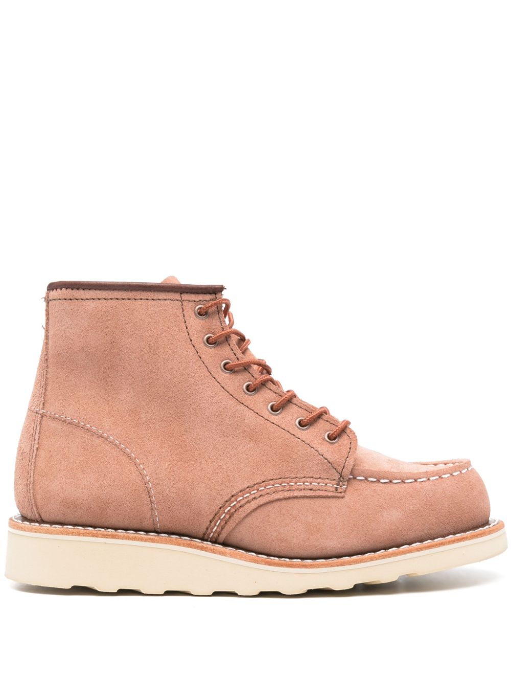 Classic Moc suede boots - Pink