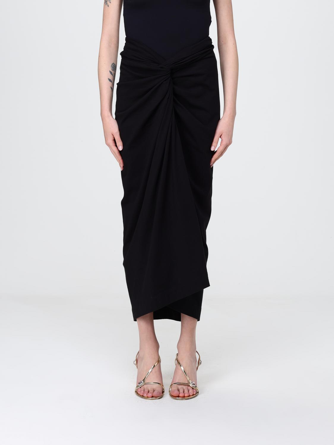 Skirt Woman color Black