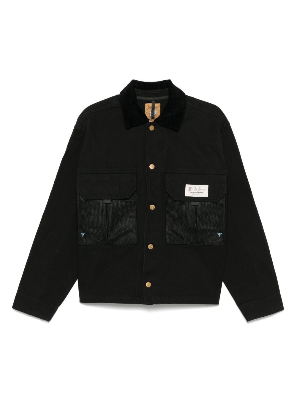 Brain Dead cropped chore jacket - Black