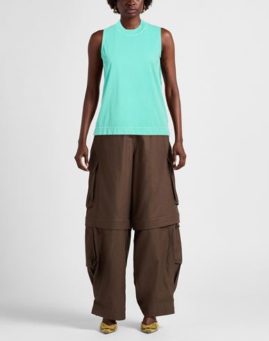 Woman Top Turquoise Size S Cotton