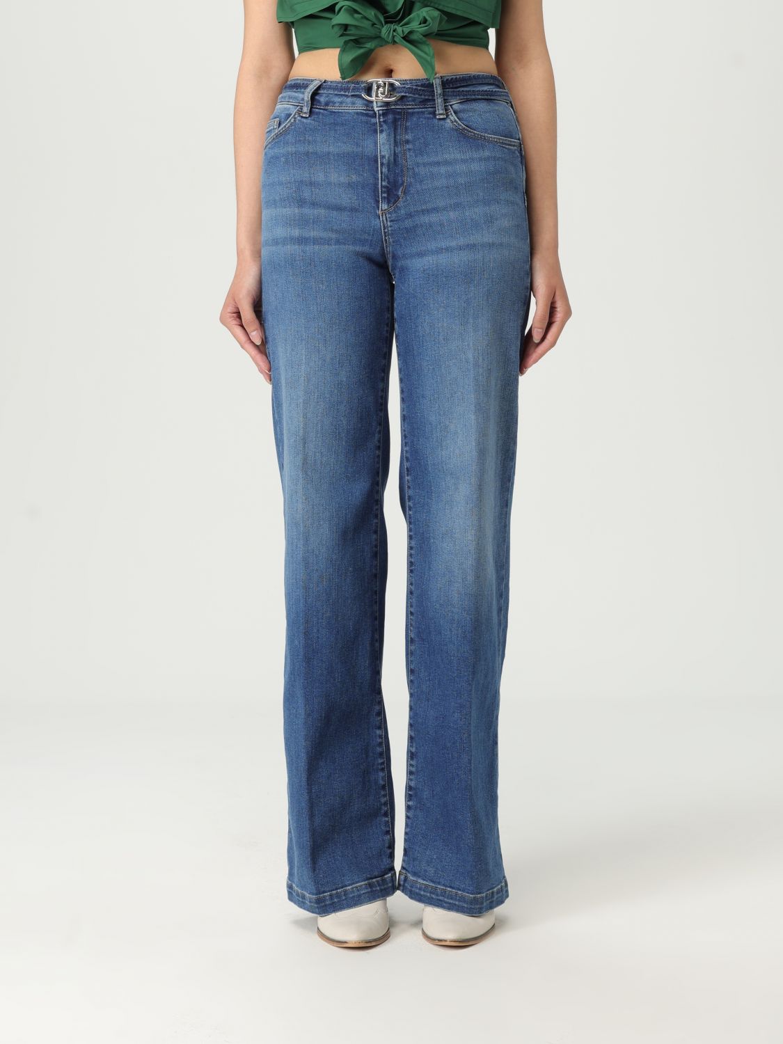 Jeans LIU JO Woman color Denim