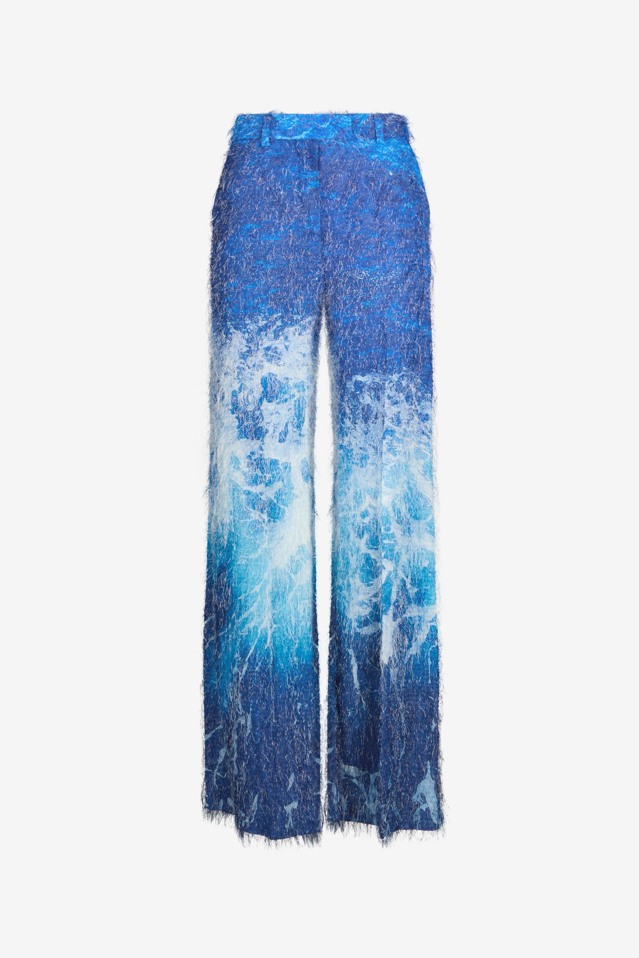 Stretto Di Messina Print Trousers