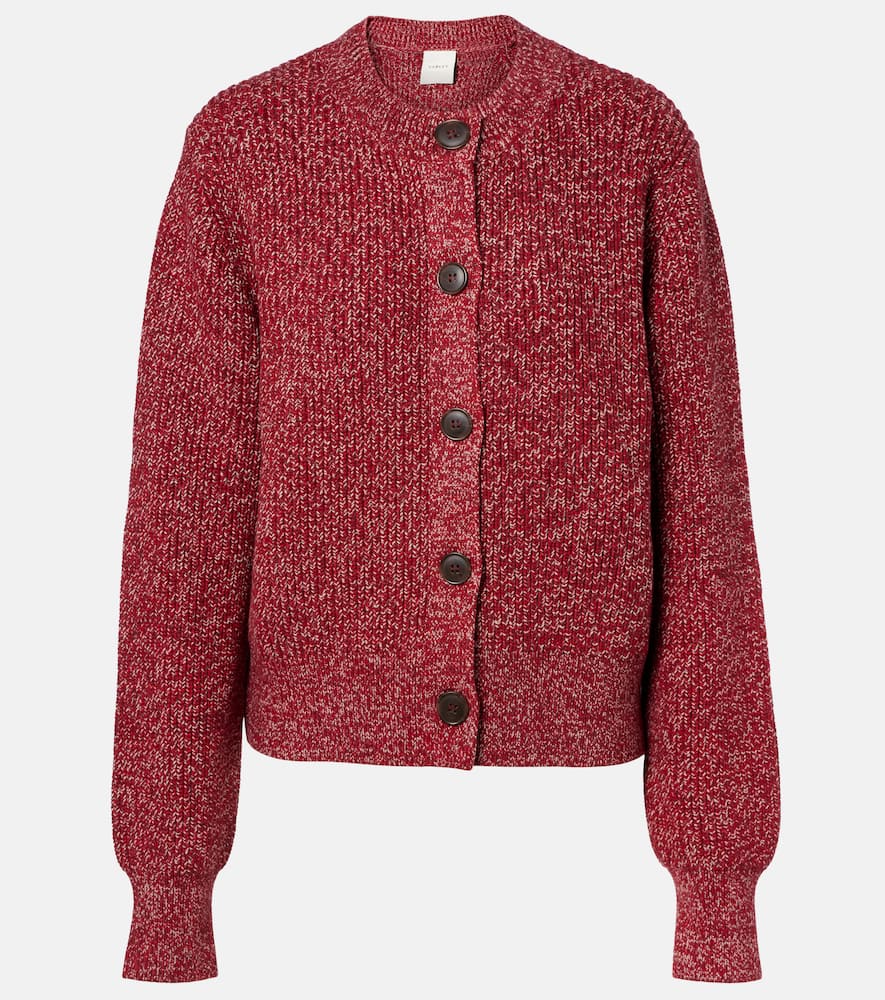 Patricia ribbed-knit cardigan