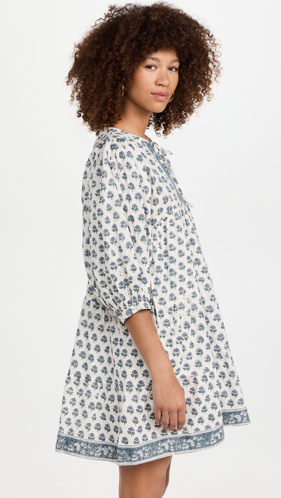 Casita Dress White/Navy