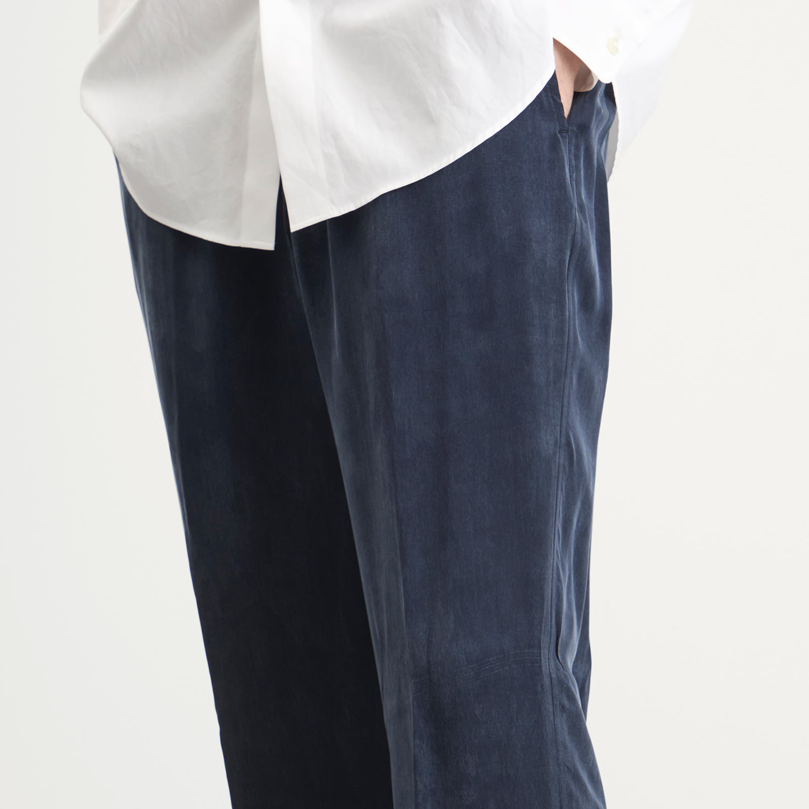 Men's Curpo Washed Trouser Navy
