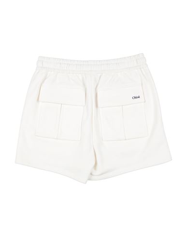 Chloé Kid Girl Shorts & Bermuda Shorts White Size 14 Cotton