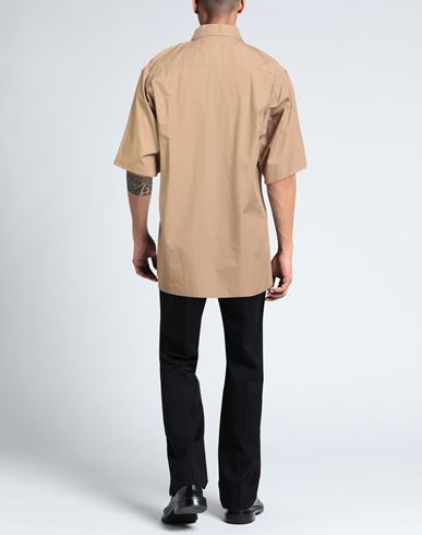 Man Shirt Sand Size L Cotton