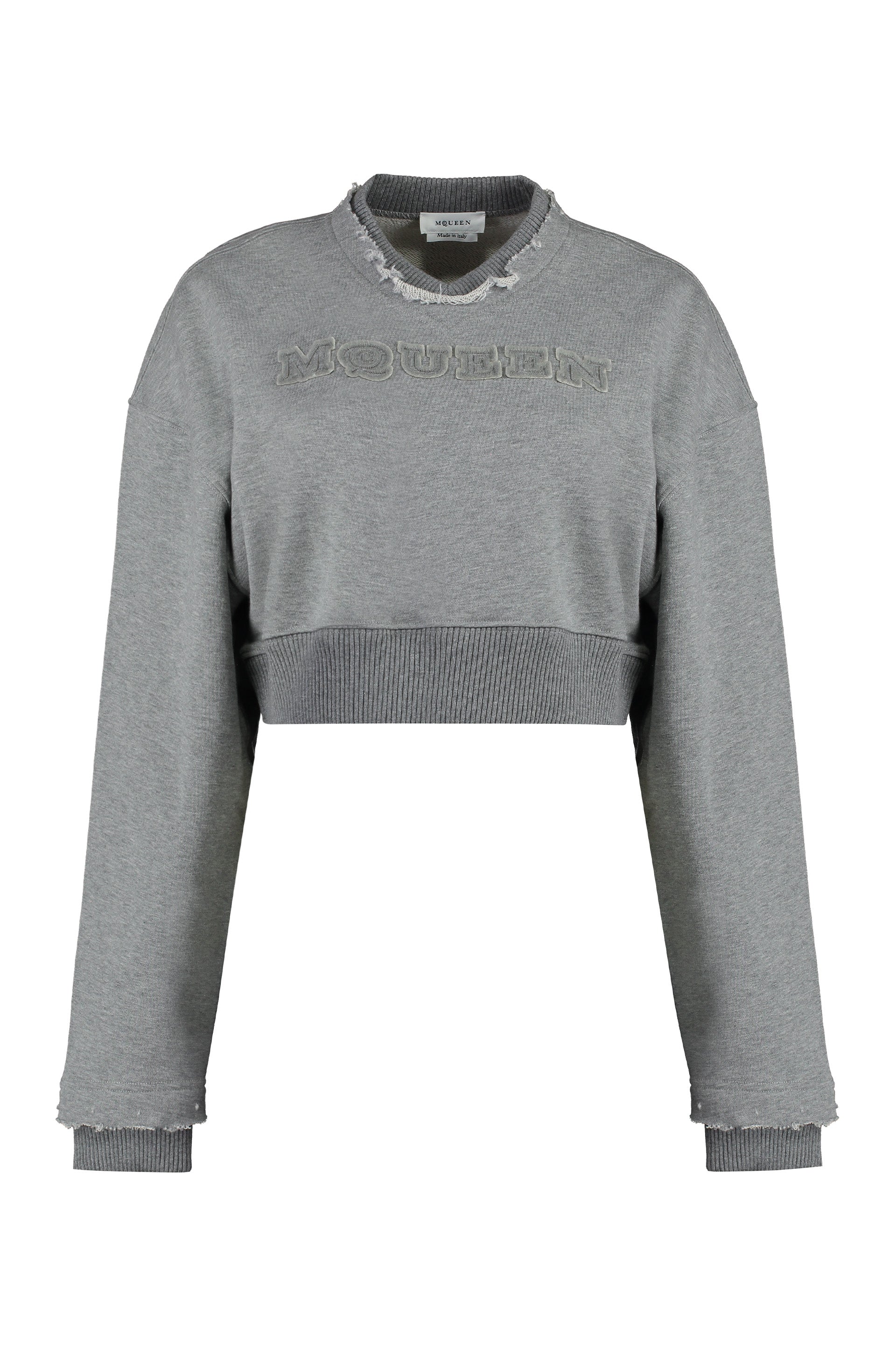 Logo Mini Sweatshirt with Cropped Fit