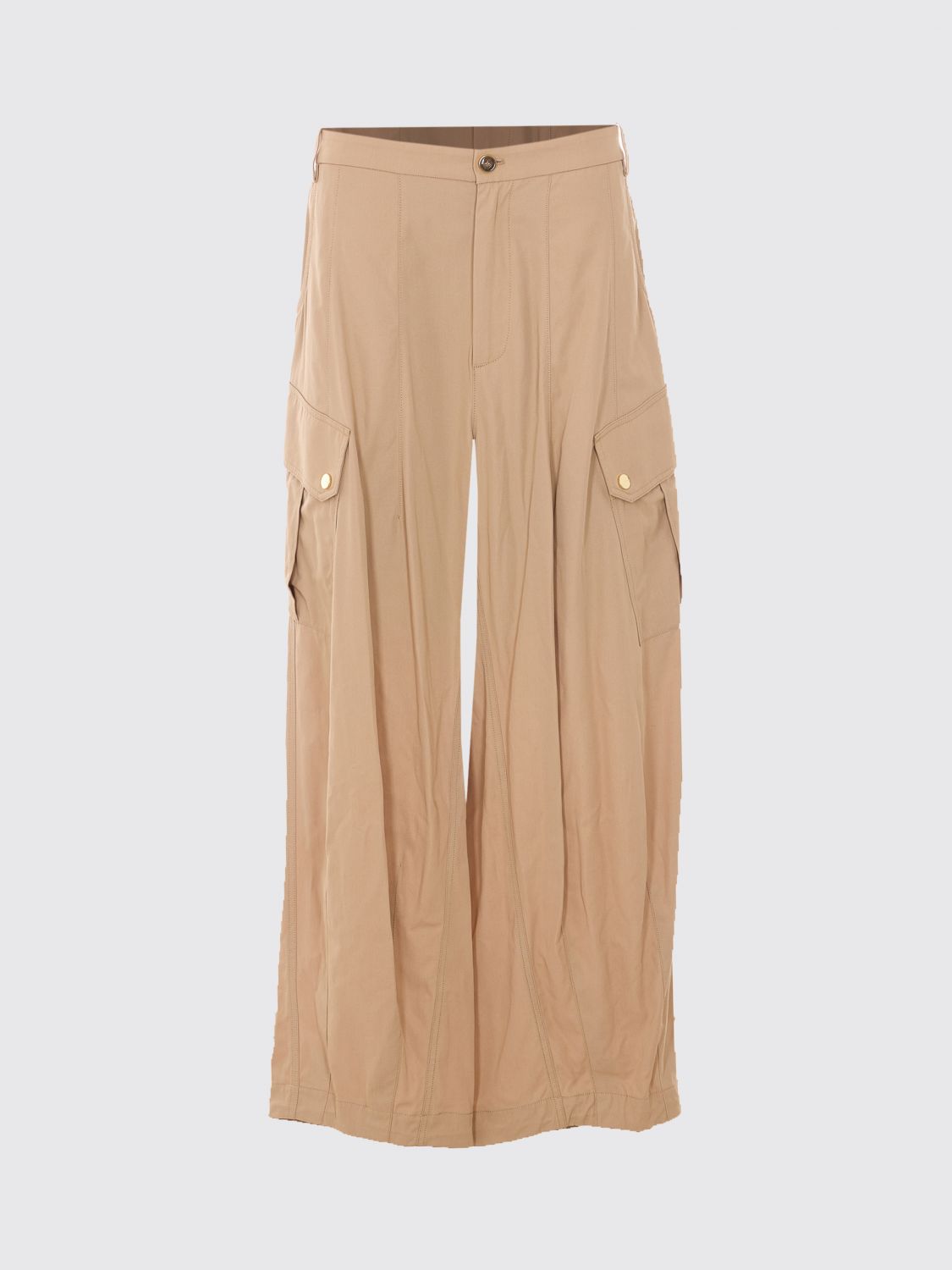 Pants Woman color Beige