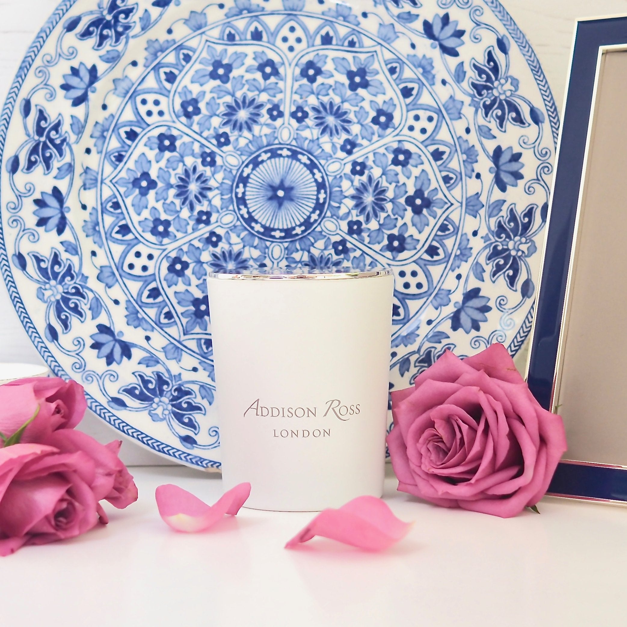 China Blue Scented Candle