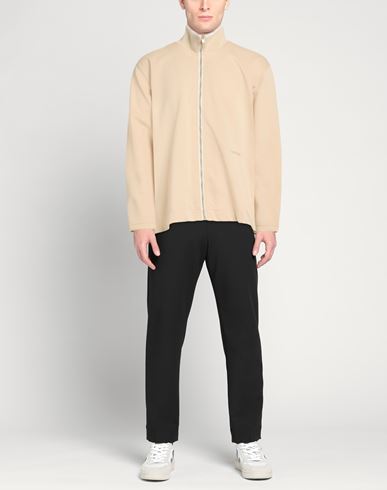 Man Sweatshirt Beige Size L Polyester, Cotton, Polyamide