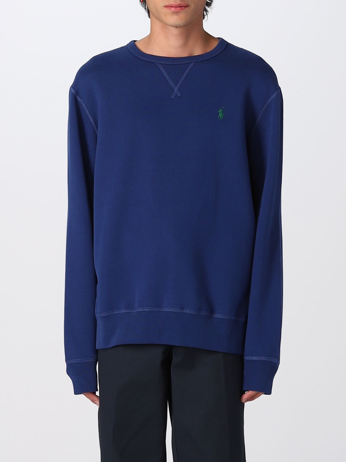 Sweatshirt Men color Blue