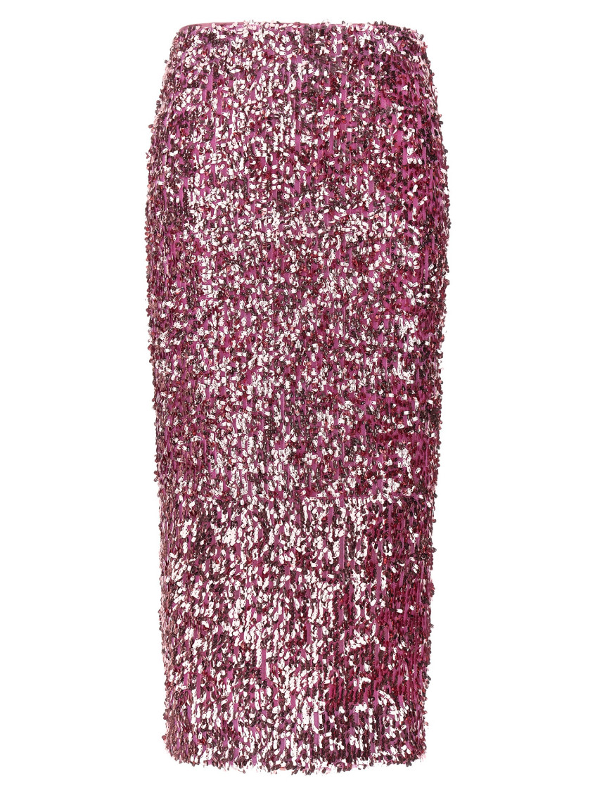 Pink All-over Sequins Skirt