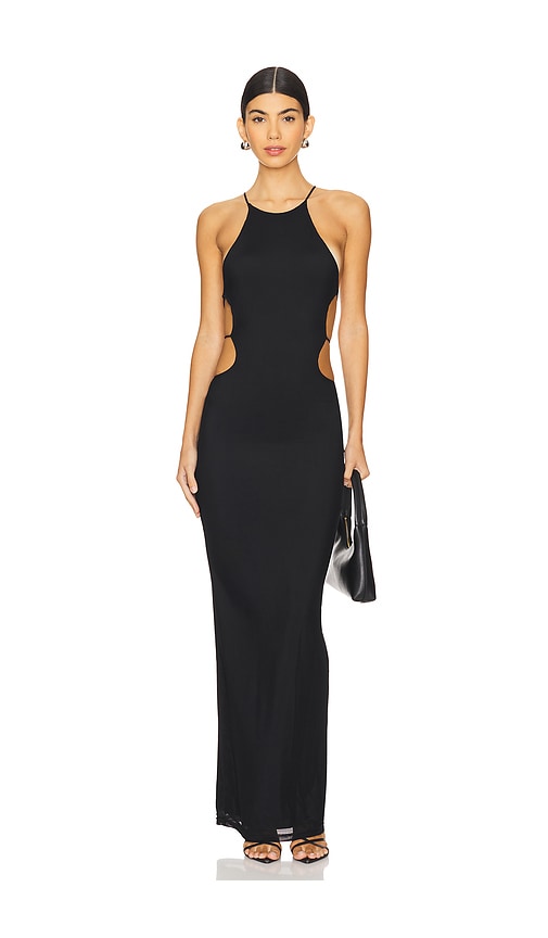 Superdown Rue Maxi Dress in Black.  XL. Also in