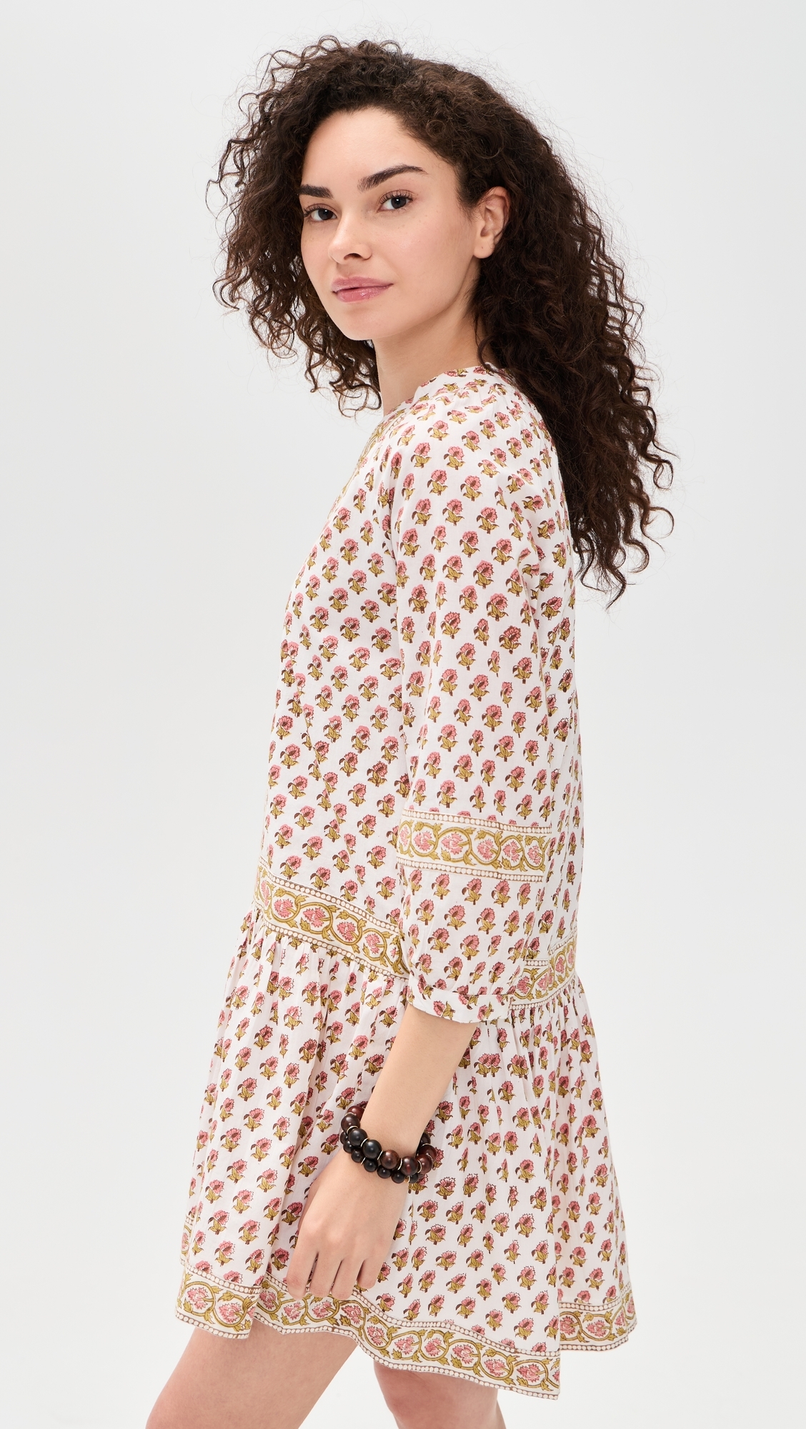 Jeanine Dress Faded Rose Daisy