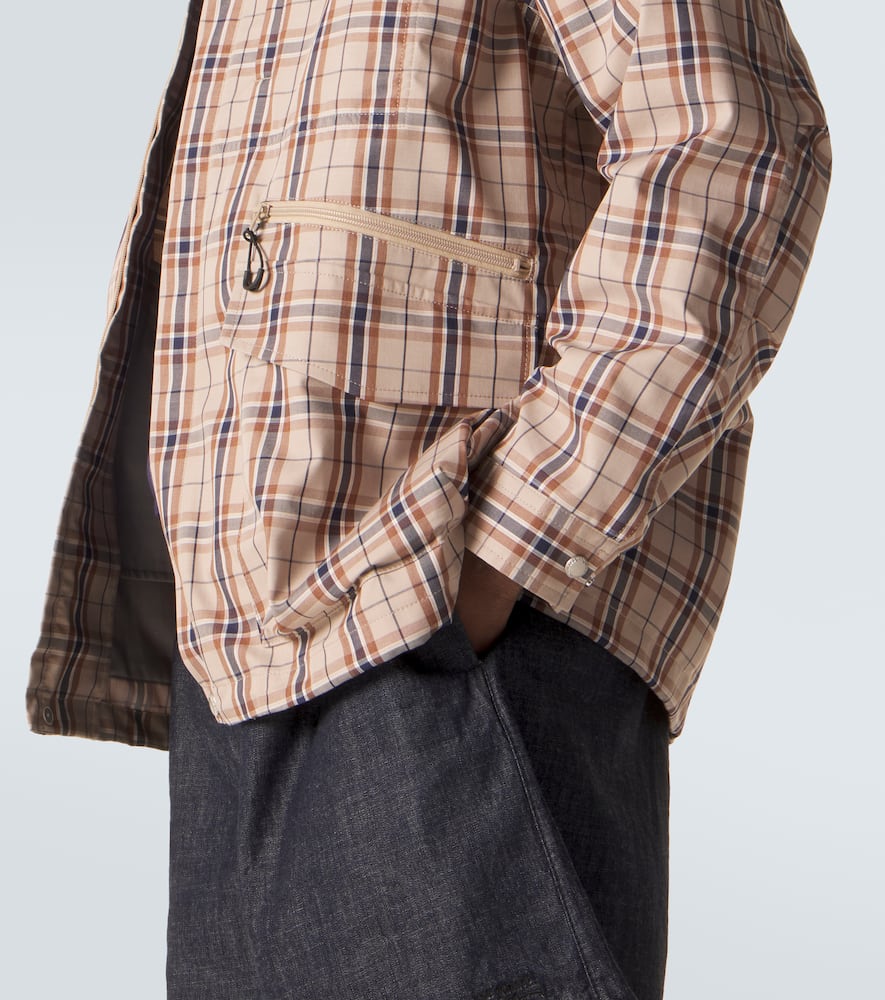 Comme des Garçons Homme Checked cotton-blend jacket